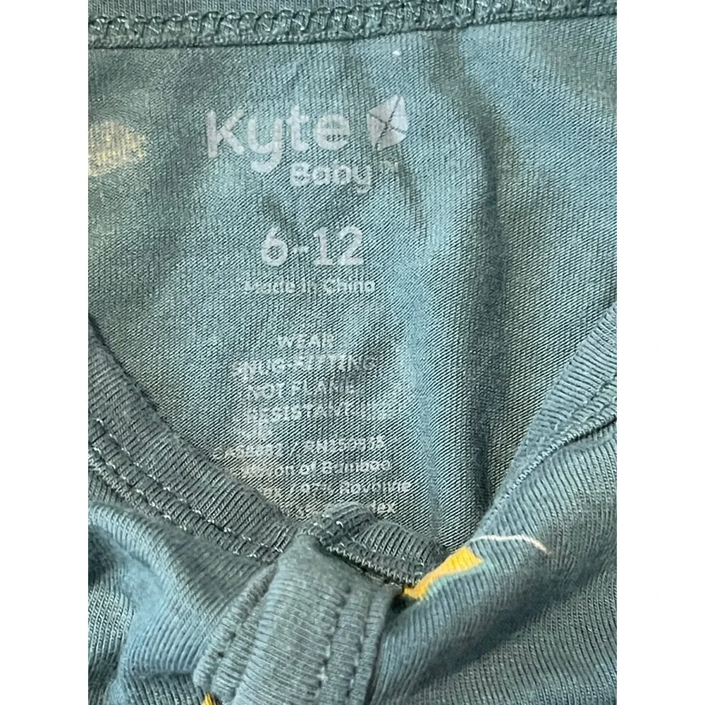 Kyte Baby Bamboo Snap Romper 6-12 Months Forest Camper Trailer Sleepwear I03‎